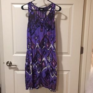 Purple racerback dress